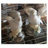 Pair of Ornate Bird Figurines