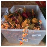 Tub of Fall Dï¿½cor