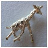Vintage Giraffe Brooch