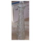 Large Glass Bottle with Glass Stopper