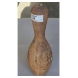 Old Wooden Bowling Pin