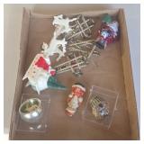 Box of Vintage Christmas Ornaments