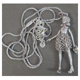 Brighton Movable Girl Necklace