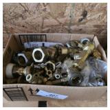Large Lot of Brass Compression Fittings