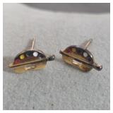 Sterling Silver Painter Earrings