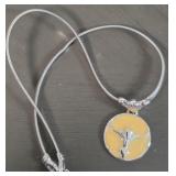 Vintage Enamel Slide Necklace