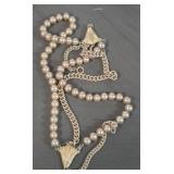 14K GF Vintage Pearl Necklace