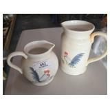 2 Rooster Pitchers