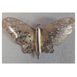 Ornate Butterfly Pendant / Pin