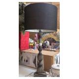 Ornate Parlor Lamp with Shade