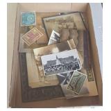 Box of Old Paper Items