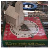 Vintage Musical Church & Christmas Plate