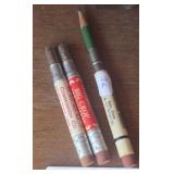 3 Advertising Bullet Pencils