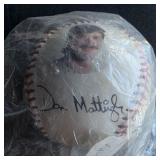 Don Mattingly Hand Signed Baseball