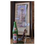 Antique Candleholder Print & Misc.