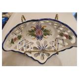 Hand Painted Bowl with Stand