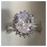 Oval Large Solitaire Ring