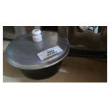 Black Granite Pan with Lid