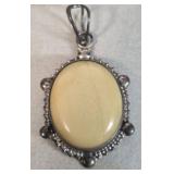 Vintage Sterling Gemstone Pendant