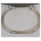 Stamped Solid Copper Cuff Bracelet