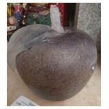 Glass Apple Paperweight