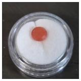 Round Mexican Fire Opal Collectible Gemstone