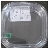 Princess Cut Emerald Collectible Gemstone