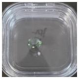 Round Green Apatite Collectible Gemstone