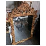 Large Ornate Antique Mirror