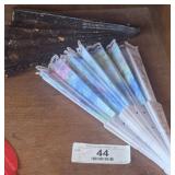 2 Colorful Hand Fans