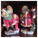 2 Large Christmas Figurines