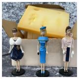 Set of 3 Classic Barbie Ornaments