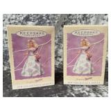 2- Barbie Keepsake Ornaments