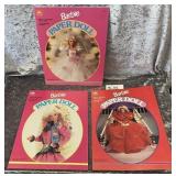 3- Golden Barbie Paper Doll Books