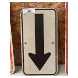 Vintage Arrow Street Sign