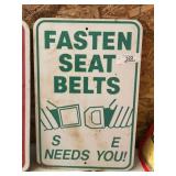 Fasten Seat Belt Street Sign
