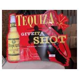 Tequilas Metal Tequiza Sign