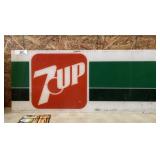7 UP Plexiglass Sign