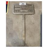 Vintage Grave Marker