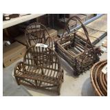 Hand Made Stick / Vine Decorative Pieces