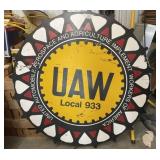 UAW Local Vintage Sign