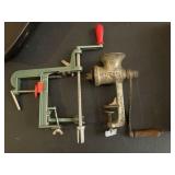 Vintage Apple Peeler & Meat Grinder