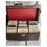 Case of Fifteen 8 Track Tapes