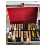 Case of Twenty-Four 8 Track Tapes