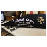 Cheetah Chassis Metal Sign
