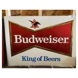 Budweiser King of Beers Metal Sign