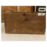 High Explosive Wooden Box