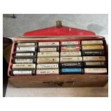 Case of Twenty-Four 8 Track Tapes