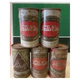 5 Vintage Beer Cans
