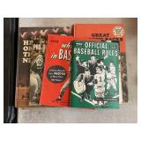 Lot of Vintage Baseball & Football Books